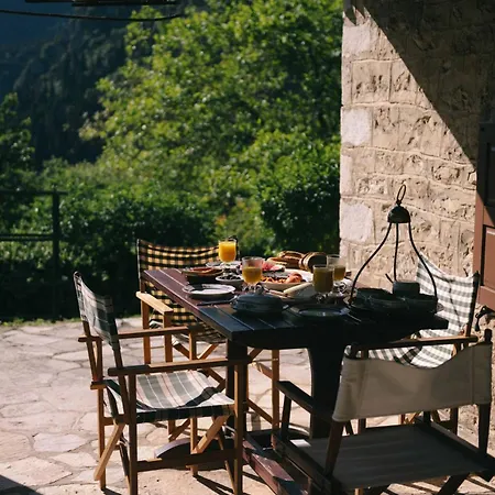 Meteora Mountain Stonehouse With Private Garden