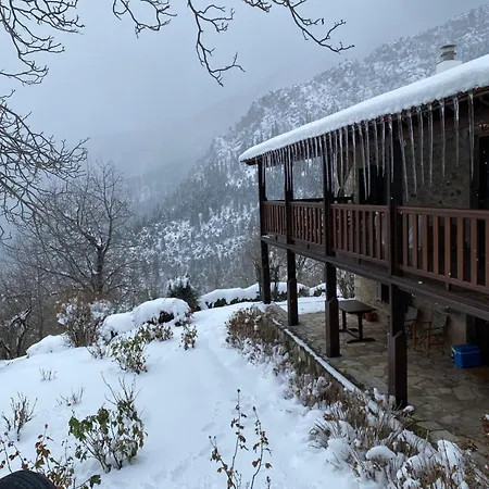 Meteora Mountain Stonehouse With Private Garden ヴィラ Kleinón